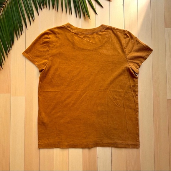 Madewell Whisper Cotton Crewneck Tee - Burnt Orange - XS - Picture 11 of 12